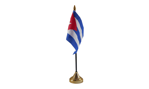 Cuba Table Flags